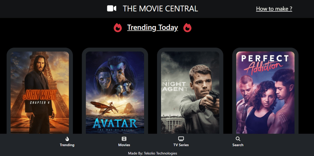 How to build a Movie App in React using TMDB API? Tekolio